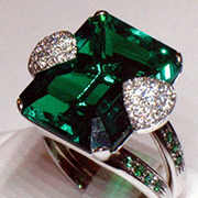 smeraldo colombia e diamanti